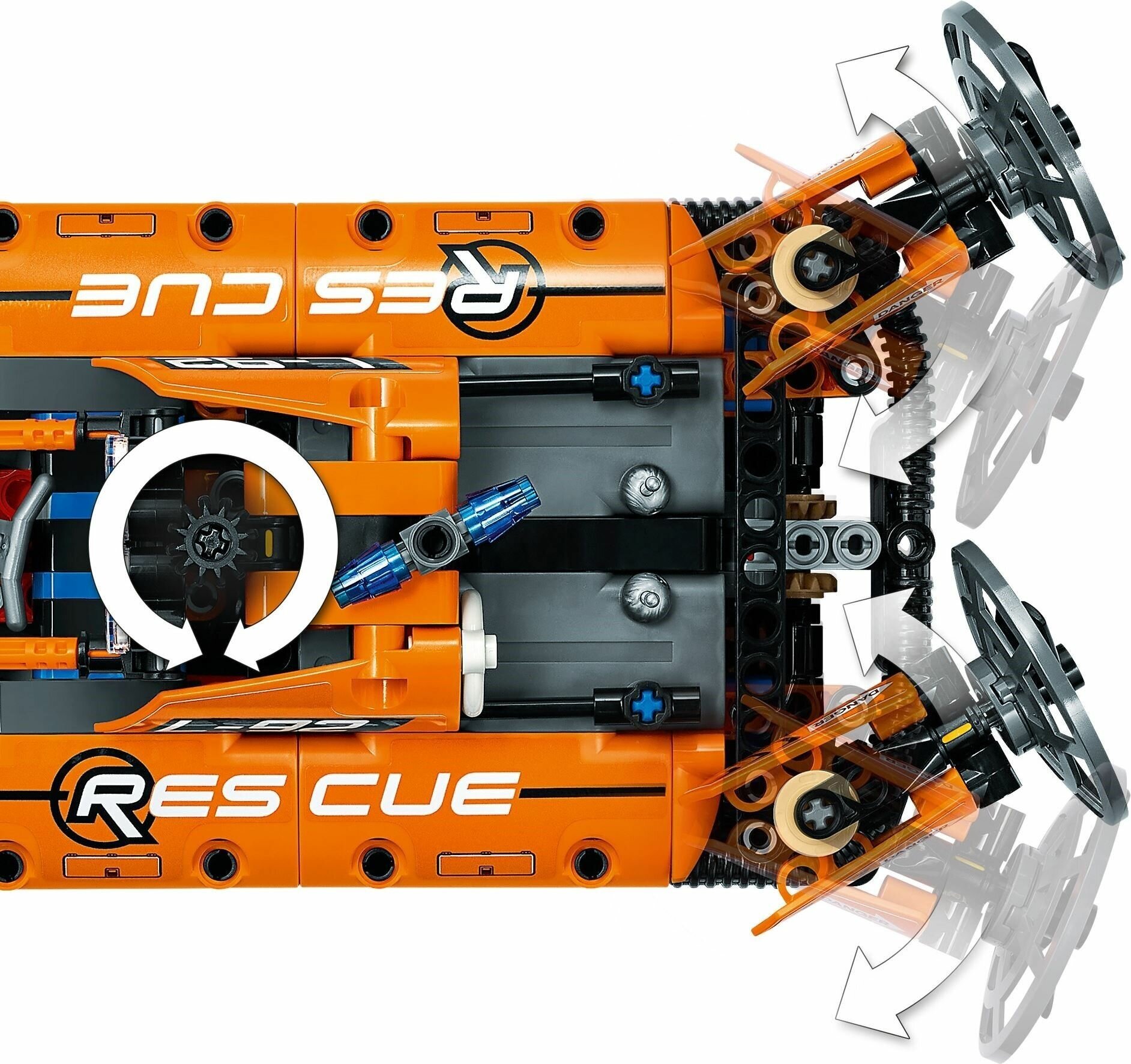 Конструктор LEGO Technic 42120 "Спасательное судно на воздушной подушке", 457 деталей Unknown - фото №16