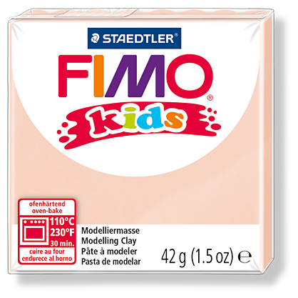 Полимерная глина для детей FIMO kids 43 (телесный) 42г