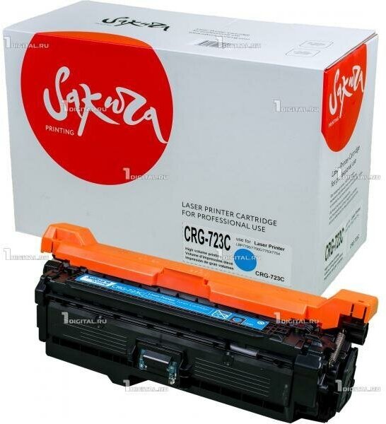 картридж Sakura CRG723C - фото №6