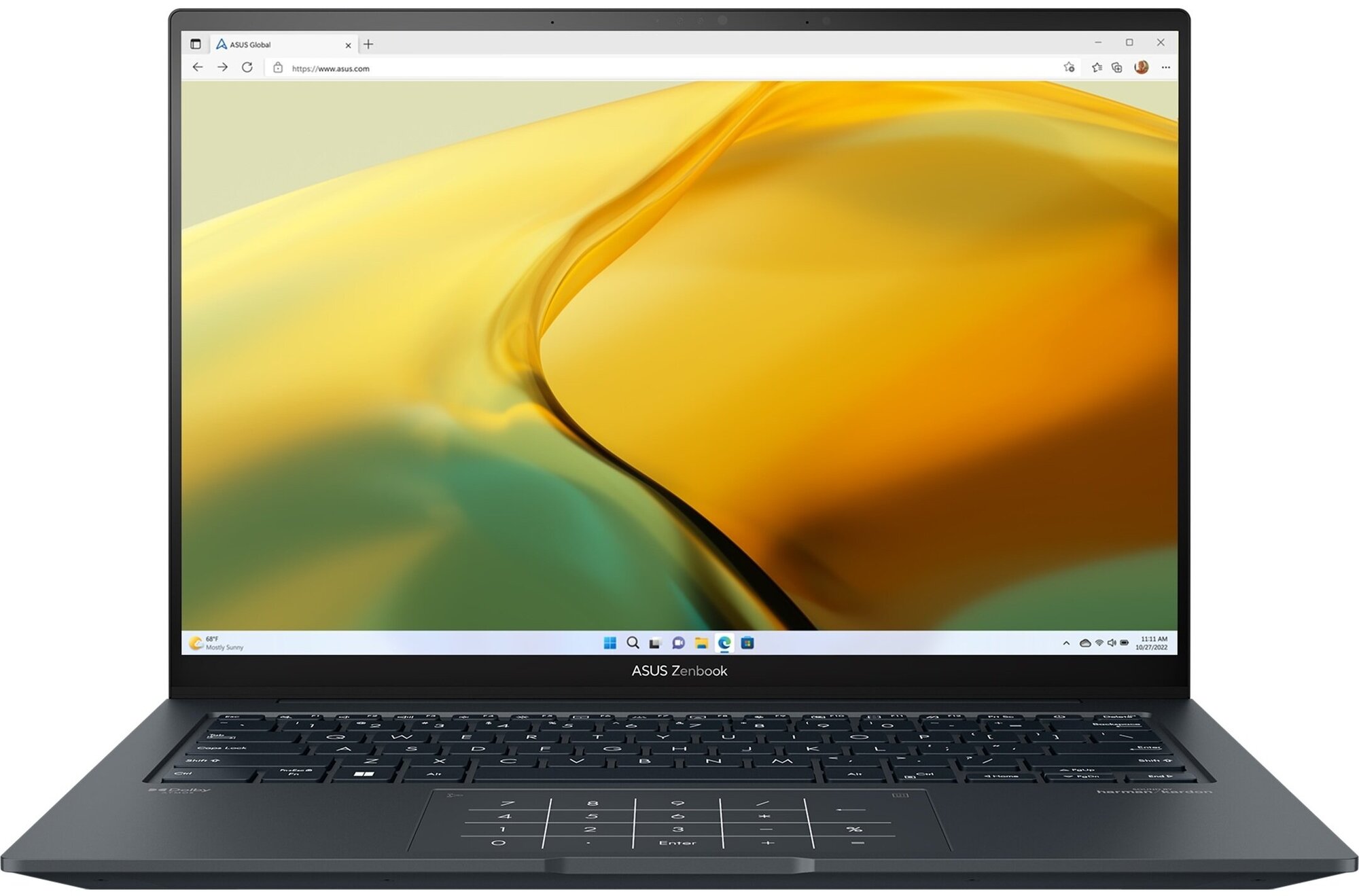 Ноутбук Asus ZENBOOK 14X OLED UX3404Va-M9091X 90NB1081-M00500 (Core i9 2600 MHz (13900H)/16384Mb/1024 Gb SSD/14,5"/2880x1800/Win 11 Pro)