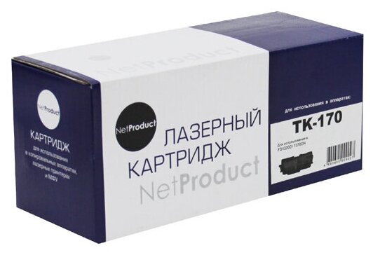 Тонер-картридж NetProduct (N-TK-170) для Kyocera FS-1320D/1370DN/ECOSYS P2135d, 7,2K