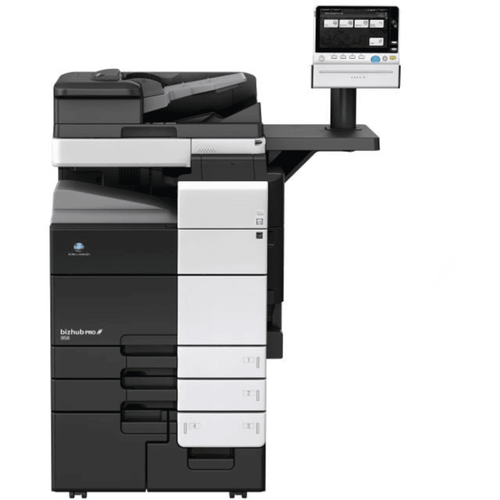 МФУ Konica Minolta bizhub PRO 958 (А3, ч/б, 95 ppm, Duplex, ADF, лотки 2х500л, без тонера), обязат. установка специалистом АСЦ