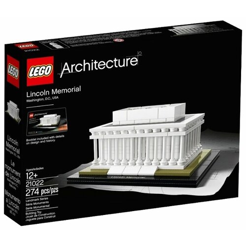 конструктор 21022 234 дет Конструктор LEGO Architecture 21022 Мемориал Линкольна, 274 дет.