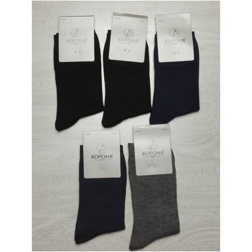 фото Носки мужские классические набор 5 пар, хлопок корона