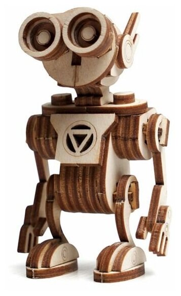 Деревянный конструктор Lemmo Робот "Санни", 60 деталей