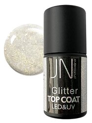 JessNail верхнее покрытие Glitter Top Coat без липкого слоя 10 мл