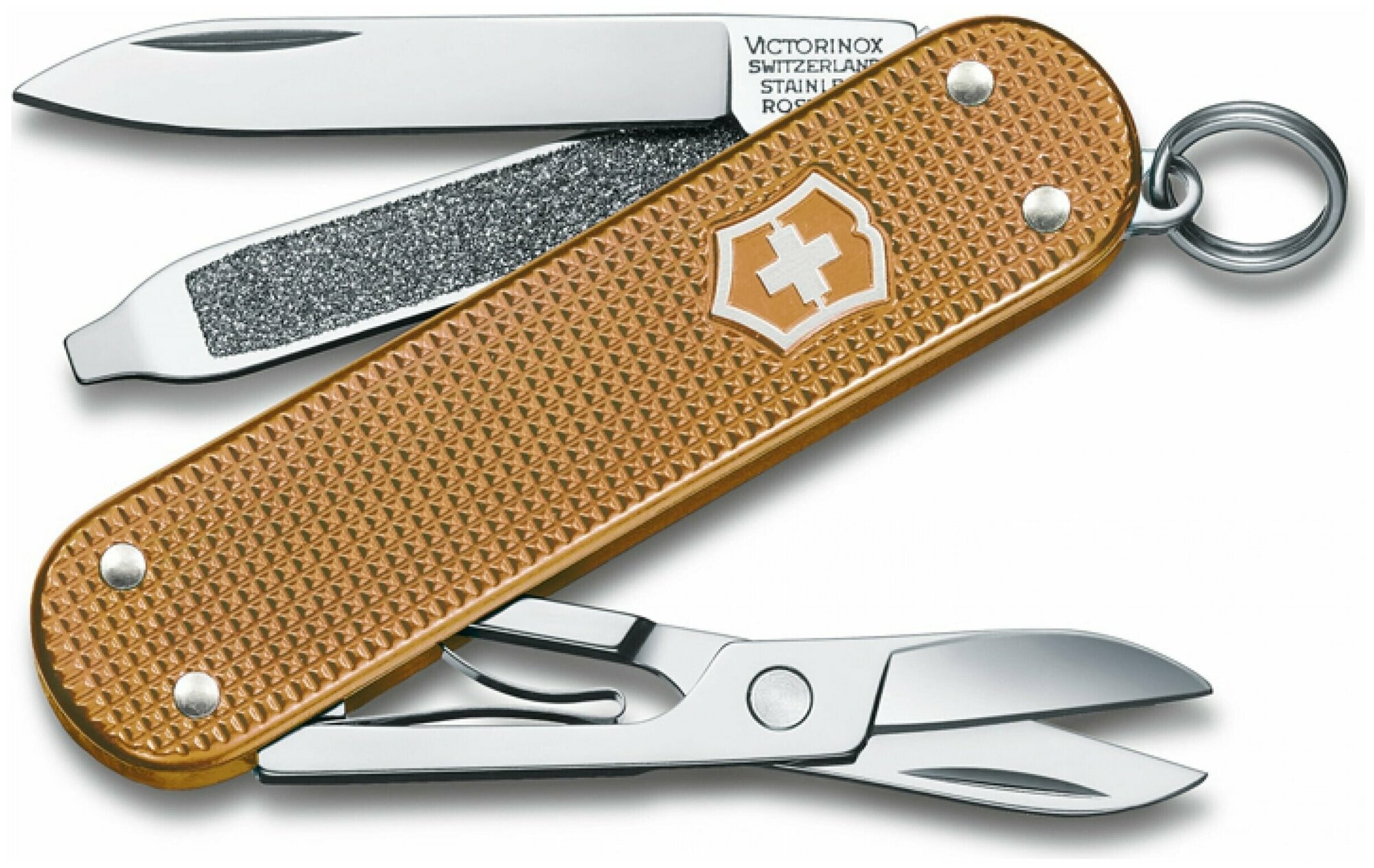 Нож-брелок Victorinox Classic SD Alox Colors, 58 мм, 5 функций, "Cotton Candy"