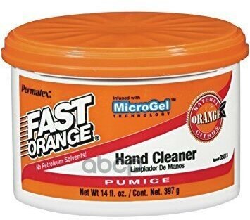 Очиститель Рук Крем Для Сухой Очистки С Пемзой 397Г Fast Orange Hand Cleaner Cream Formula Permatex Permatex арт. 35013