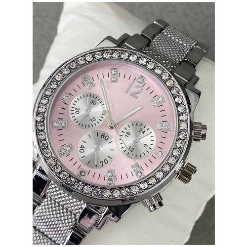 фото Наручные часы, серебряный, розовый iquant