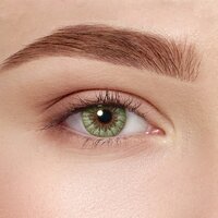 Цветные контактные линзы ILLUSIONGeo Diamond green -1,0D R8.6 2шт.