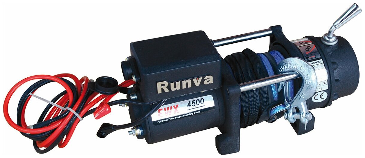 Лебедка Runva EWX 4500 U SR 2050 кг 12V синтетический трос