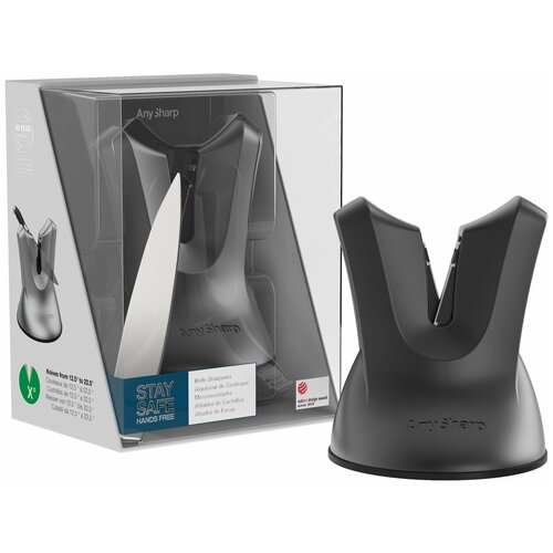 Точилка для ножей AnySharp X-Blade Professional металлический корпус, серый