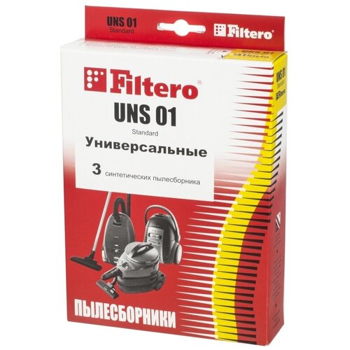 filtero мешки пылесборники uns 01 standard 3 шт Пылесборник Filtero UNS 01 (3) Standard (универсальный)