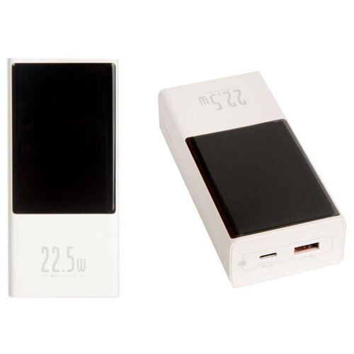 Внешний аккумулятор BASEUS Super mini digital Display PPMI02 225W 30A 20000 mAh белый 374100₽