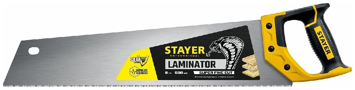 Многоцелевая ножовка STAYER Cobra Laminator 500 мм 1516-50 (15161)