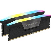 Модуль памяти Corsair Vengeance RGB DDR5 DIMM 5200MHz PC5-41600 CL40 - 32Gb Kit (2x16Gb) CMH32GX5M2B5200C40