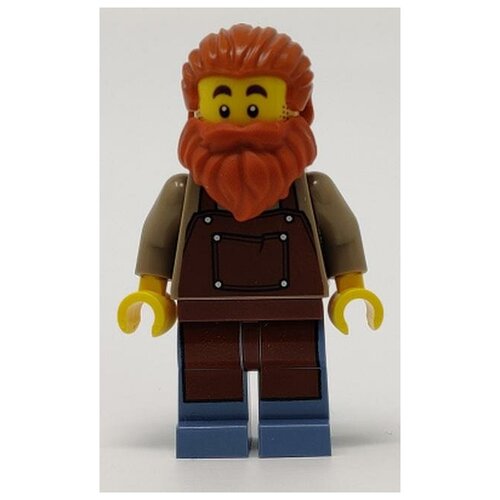 Минифигурка Лего Lego idea082 Blacksmith, Reddish Brown Apron