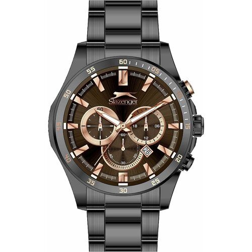 фото Наручные часы slazenger, коричневый