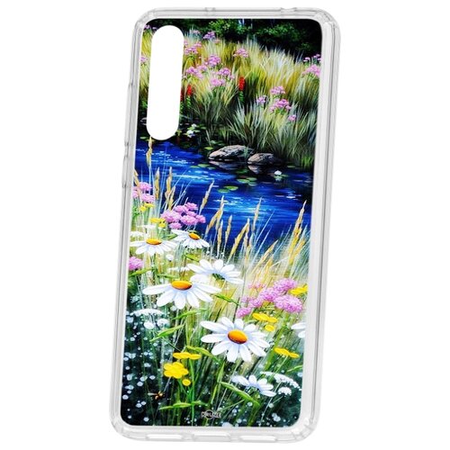 фото Чехол на huawei p20 pro (plus) kruche print ромашки у ручья