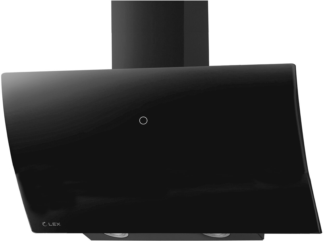 Купольная вытяжка LEX Plaza GS 900, цвет корпуса black, цвет окантовки/панели черный