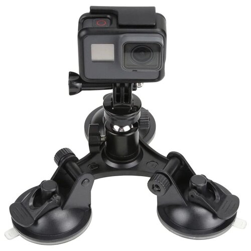 Тройная присоска-крепление на кузов автомобиля для экшн-камер GoPro