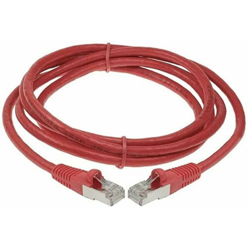 Патч-корд ACD-LPS6AZ-20C Cat6a SSTP 26AWG 4Pair, CU, LSZH, Вишневый, 2м