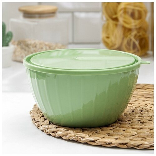 Салатник с крышкой «Fiesta», 1,7 л, цвет микс