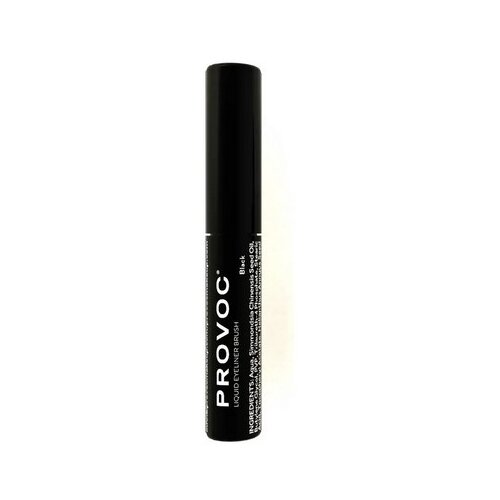 Provoc Подводка с ультратонкой кистью Liquid Eyeliner Brush, оттенок black