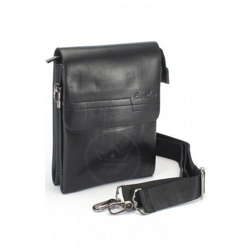 Мужская сумка-планшет из экокожи Cantlor L872S-5 чёрная