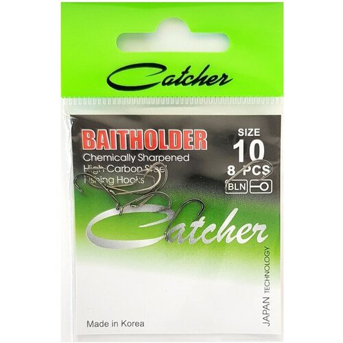 Крючок Catcher BAITHOLDER Size 10 (3 пакетика)