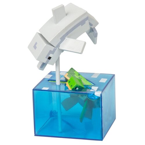 Фигурка JINX Minecraft Adventure figures серия 4 Dolphin and Turtle 10см