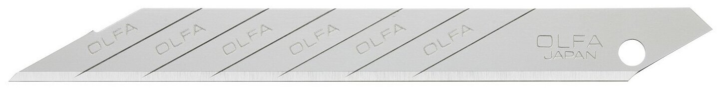 Лезвие OLFA сегментированное для графических работ 9 мм 10 шт в боксе