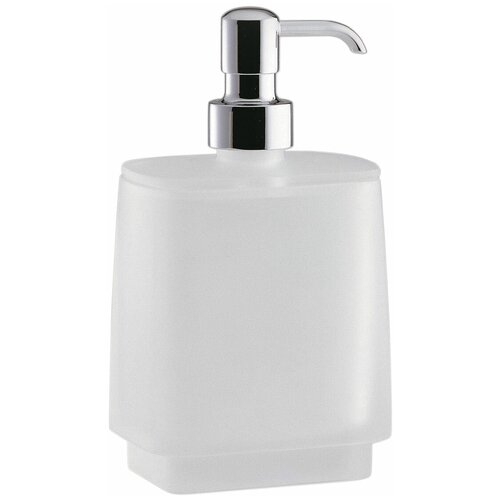 Colombo Design TIME W4281 - Дозатор для жидкого мыла 360 мл | настольный (хром - матовое стекло)