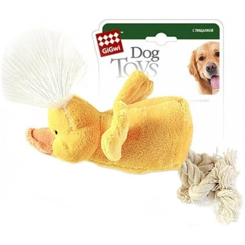 Gigwi Dog Toys Утка (75052), 15 см (3 штуки)