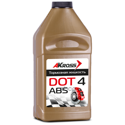 AKROSS AKS0001DOT Тормозная жидкость DOT-4 (Золото) 455г