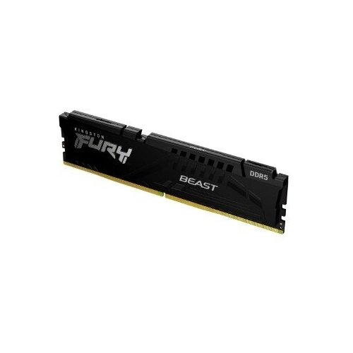 Kingston Память DDR5 32Gb 6000MHz Kingston KF560C40BB-32 Fury Beast Black RTL Gaming PC5-48000 CL40 DIMM 288-pin 1.25В dual rank с радиатором Ret