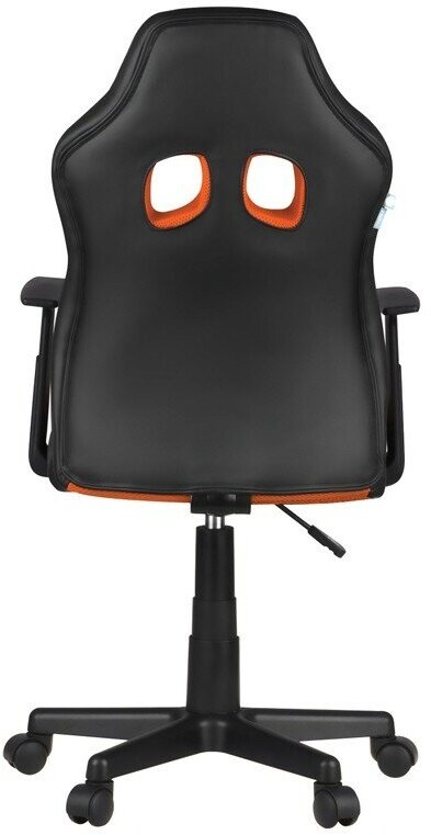 Компьютерное кресло Helmi HL-S12 "Mini" игровое, обивка: искусственная кожа/текстиль, цвет: черный/оранжевый - фотография № 8