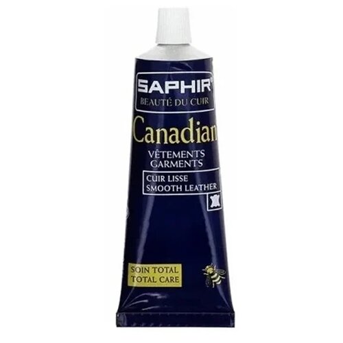 Крем-воск для кожи Saphir Canadian, зеленый хаки