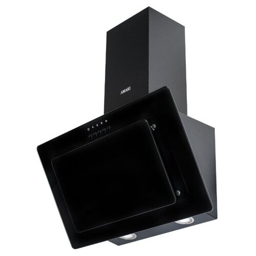 Наклонная кухонная вытяжка AMARI Vero black glass 60 852000₽