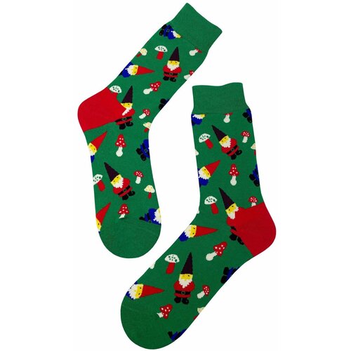 фото Носки , размер 40, красный, зеленый country socks