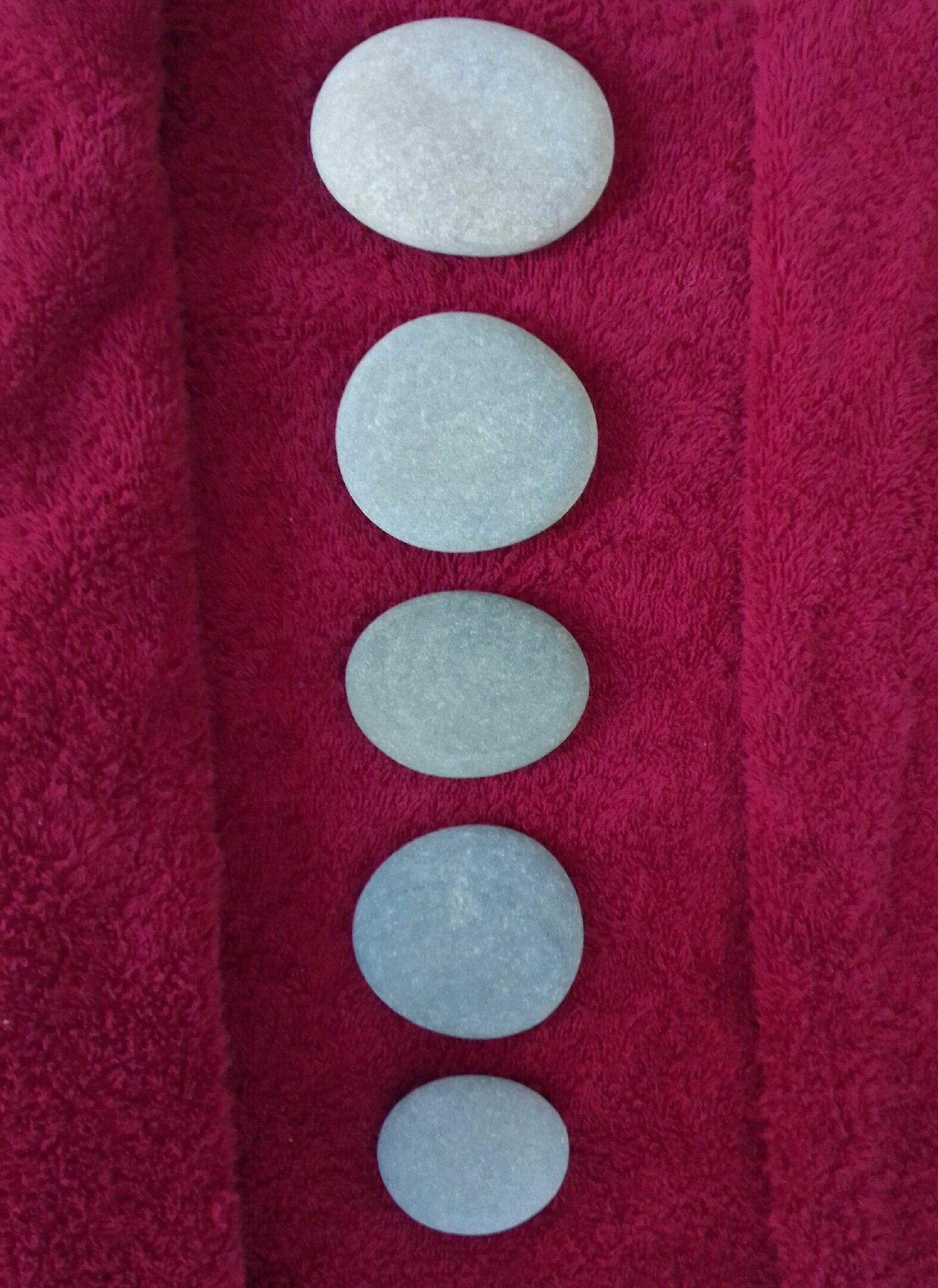 Камни для массажа/ Стоунтерапия /Спапроцедуры 5-9см 5шт - фотография № 3