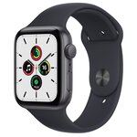 Смарт-часы Apple Watch SE 44mm Grey Alu Midnight Sport - изображение