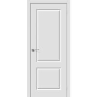Межкомнатная дверь Винил Skinny Скинни-12 , в цвете П-23 (Белый) Браво Размер 200*70