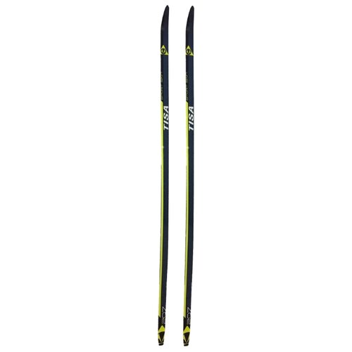 фото Беговые лыжи tisa sport skin зеленый/желтый 2019-2020 182 см
