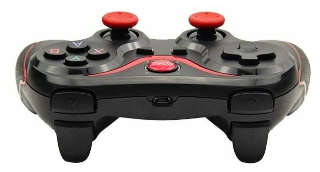 Беспроводной геймпад GEN GAME X3 Bluetooth черный/красный