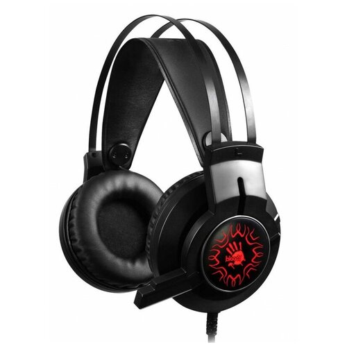 Наушники с микрофоном A4Tech Bloody J437 черный 18м мониторные USB оголовье J437 318000₽