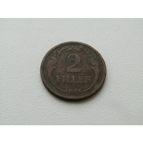 Монета. Венгрия 2 филлера 1929 венгрия токен 2 филлера 1915 г лагерь военопленных кениермезо