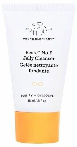 Очищающее желе мини формат DRUNK ELEPHANT Beste No 9 Jelly Cleanser purify dissolve Gantaloupe Glycerin pH 5 5 15ml