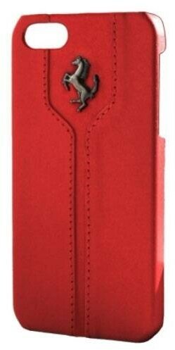 Кожаный чехол накладка для iPhone 6 Plus / 6S Plus Ferrari Montecarlo Hard Red (FEMTHCP6LRE)