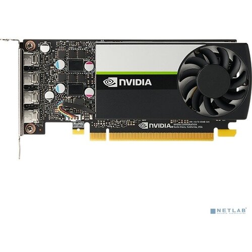 NVIDIA Видеокарта NVIDIA T1000 4Gb RTL (ATX+LP Bracket) 900-5G172-2550-000